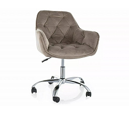 Kancelárska stolička Q-190 VELVET, Tmavo béžový Bluvel 40