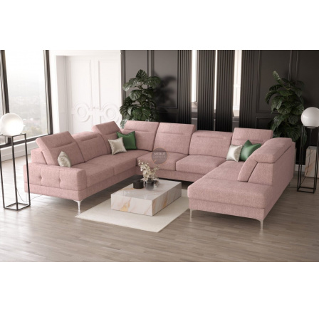 Rohová sedacia súprava MALIBU MAX I 260x350x220 cm - voliteľný odtieň - ľavá strana