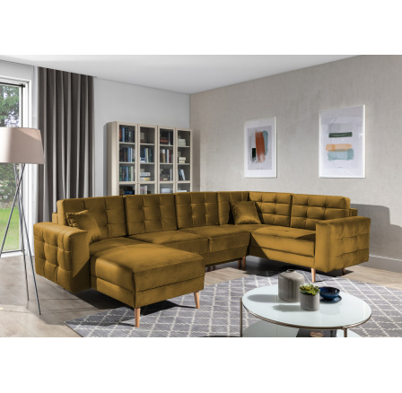 Rohová pohovka ASGARD U, Monolit 48