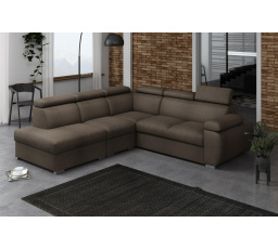 Rohová sedacia súprava Bodie pravá II ľavá hnedá