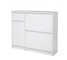 Botník SIMPLICITY 206, Biely lesk