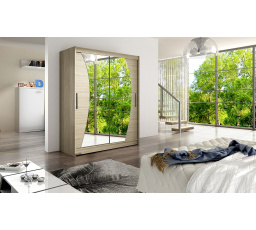 Šatní skriňa WENTURA X, Dub sonoma