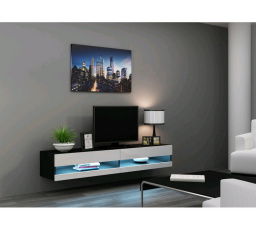 TV komoda VIGO NEW 180 - čiernobiela