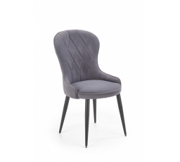 Jedálenská stolička K366, sivý zamat