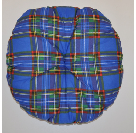 Sedák priemer 35 cm - modrý lkv