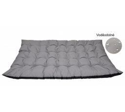 Záhradný matrac MAXI 180x115 cm - sivý 336 nepremokavý