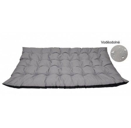 Záhradný matrac MAXI 180x115 cm - sivý 336 nepremokavý