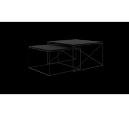 Konferenčný stolík 2v1 Licco Čierny+Čierny