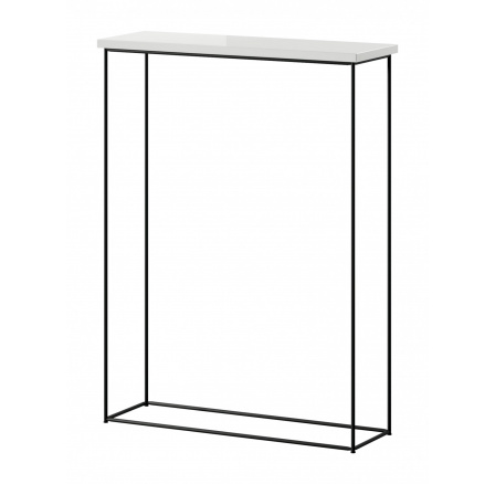 Konzola Sili Čierna+Biely Lesk Konzola Sili Čierna+Biely Lesk