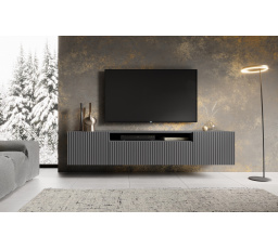 Závesná TV skrinka NOEMI Grafit+Grafit