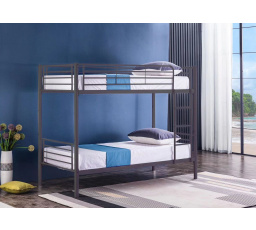 Poschodová posteľ čierna BND006