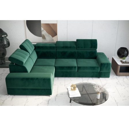 Rohová sedacia súprava ROYAL II 280×210 - zelená, ľavá Rohová sedacia súprava ROYAL II 280×210 - zelená, ľavá