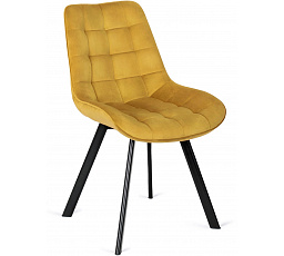 Stolička RICK Horčicová Zamatová