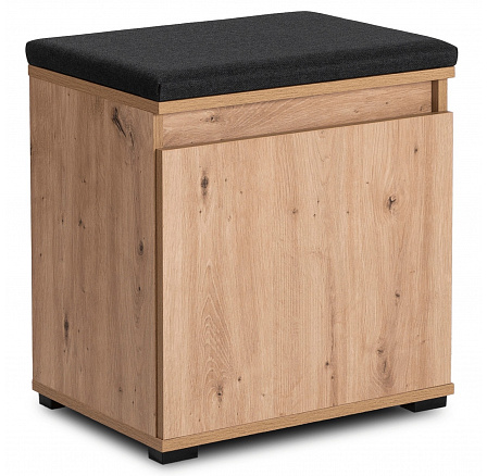 Skrinka na topánky PARMA 50 cm Dub Artisan/Grafit