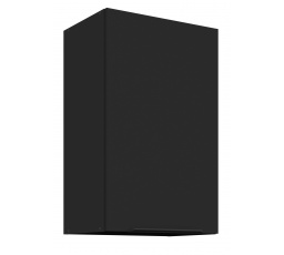 Horná skrinka SIENA - 45 G-72 1F, Čierna mat/Čierna mat