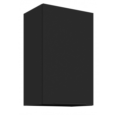 Horná skrinka SIENA - 45 G-72 1F, Čierna mat/Čierna mat