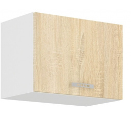 Horní skřínka SARA - 50 OK-40 1F, Bílá / Dub Sonoma