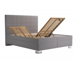 Posteľ Villy 180x200, sivá