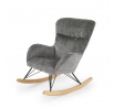 Hojdacie kreslo CASTRO, Sivá