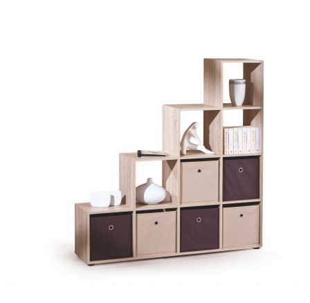 Regál LUINI, dub sonoma