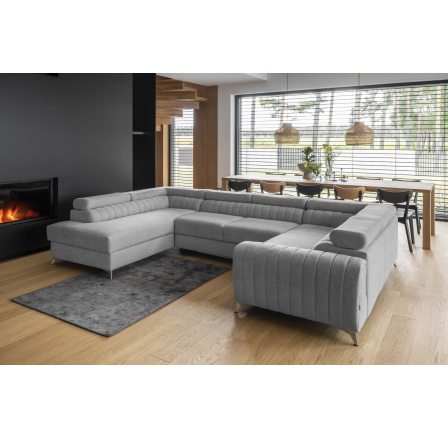 Rohová sedacia súprava v tvare U LOUIS, Gojo 4 ľavá