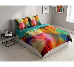 Moderné 3D obliečky 140x200, 70x90 Colorful