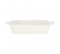 Zapekacia misa Mazzoni 31 cm biela s úchytmi