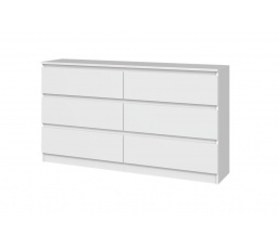 Komoda Malvína M6 140, biela