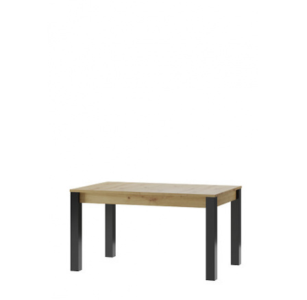 LAKI 40 (LUKAS 40) - Jedálenský stôl - dub artisan / čierny mat (SZ) (K150-Z)