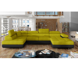 Sedacia súprava v tvare U RODRIGO, Omega 68 / soft 11 Ľavá