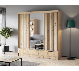 Šatní skriňa Voodi III, Dub Artisan