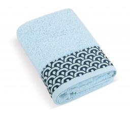 Froté uterák Krajka 50x100cm 500g svetlomodrá