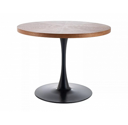 Jedálenský stôl AMADEO, Orech/Čierny matný