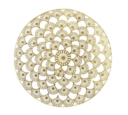 Dekoracja ścienna Mandala 70cm złota