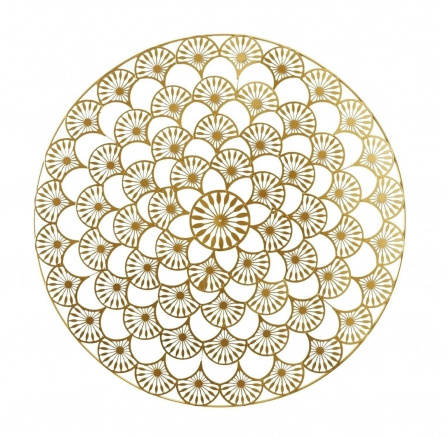 Nástenná dekorácia Mandala 70 cm zlatá