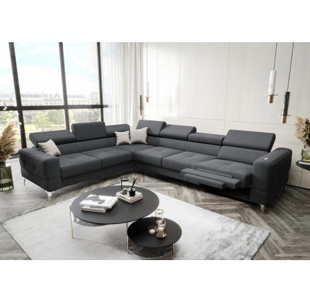 Rohová sedacia súprava TOSCANIA MAX, relax 320×250 - grafit, ľavá Rohová sedacia súprava TOSCANIA MAX, relax 320×250 - grafit, ľavá