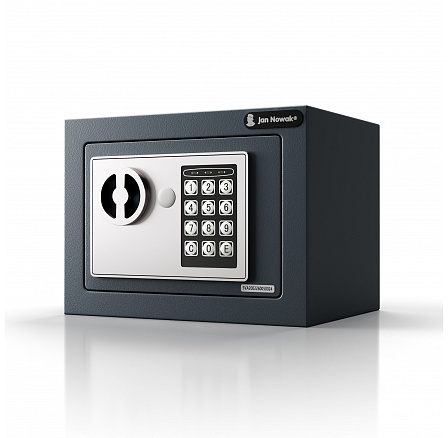 Mini domáci elektronický trezor na kód, na peniaze a šperky, 230x170x170 mm: HECTOR Mini domáci elektronický trezor na kód, na peniaze a šperky, 230x170x170 mm: HECTOR