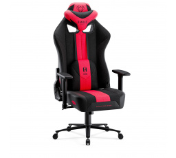 Textilné herné kreslo Player 2.0 King Size, karmínovo-antracitové