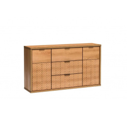 Komoda Fonti F3 bez nožičiek Dub karamel