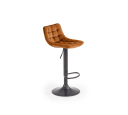 Barová stolička H95, škoricová/čierna