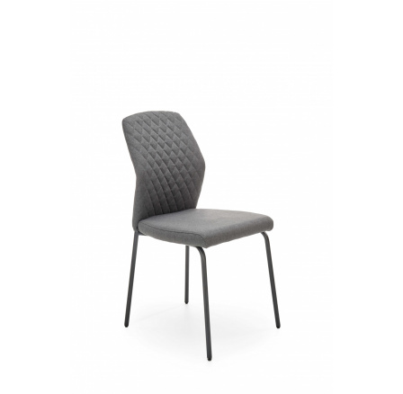 Jedálenská stolička K461, sivá