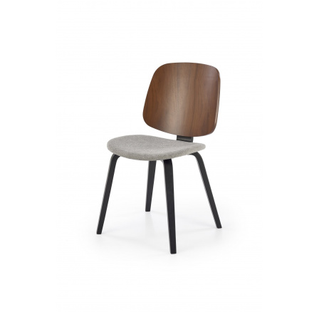 K563 stolička orech / jaseň / čierna
