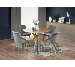 Jedálenský stôl NICOLAS, prírodný dub