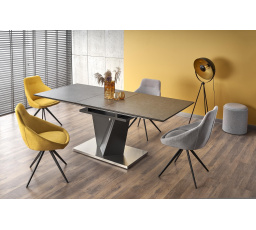Jedálenský stôl SALVADOR, tmavosivý