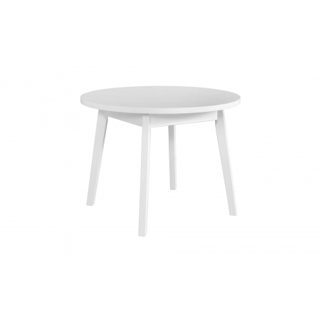 OSTENA 3 (OSLO 3) jedálenský stôl okrúhly 100 cm - lamino biela (borovica andersen) - kolekcia "DRE" (K150-Z)