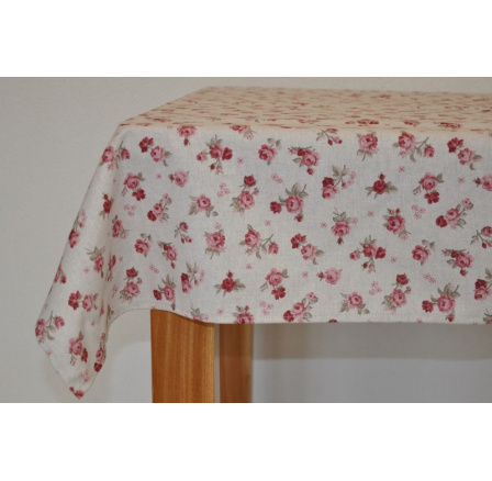 Obrus 120x120 s motívom ruže