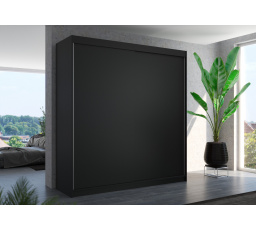 Posuvná skriňa TERECIA 200 Čierna+Čierna