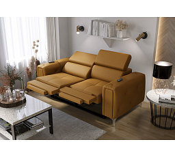 POHOVKA ORION II RELAX 190 CM PRÍRODNÁ KOŽA