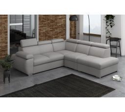 Rohová sedacia súprava Bodie II pravá svetlosivá
