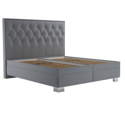 Posteľ Kristin 180x200, svetlosivá